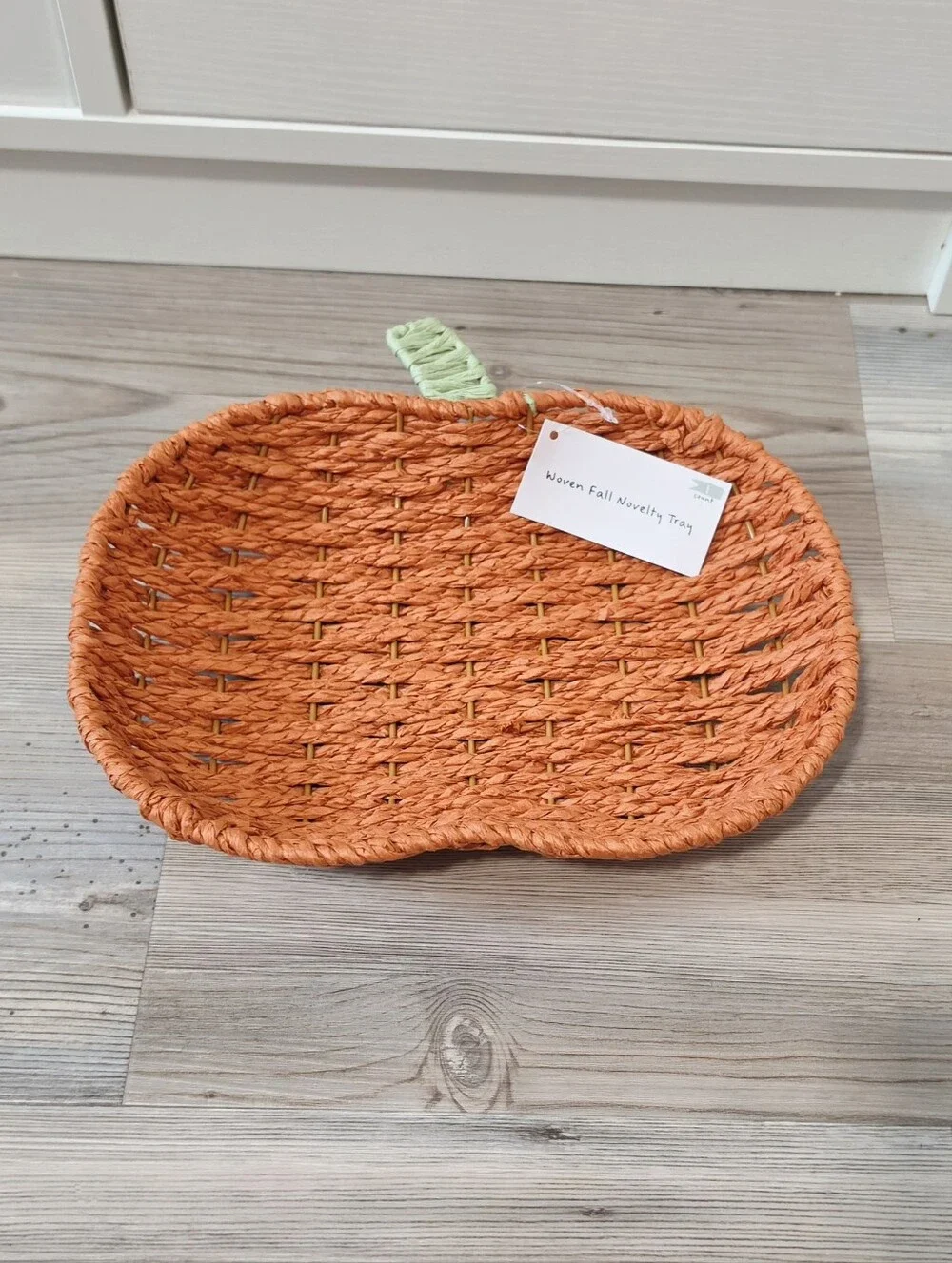 Target Bullseye Playground Fall 2026 Woven Pumpkin Novelty Tray